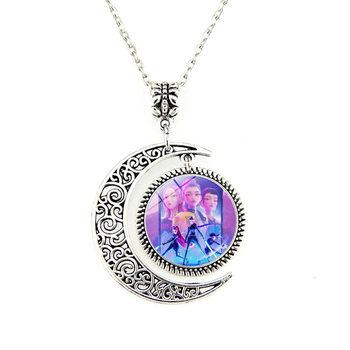 K-Pop Hunter Girl Group Pendant Necklace Women's Hot Selling Accessories Cross-Border Popular Anime Cartoon Sweater Chain Wholesale