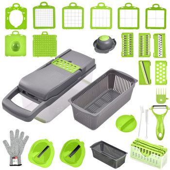 Cross-border multi-function vegetable cutting artifact grater potato slicer vegetable cutter onion grater vegetable cutter wholesale