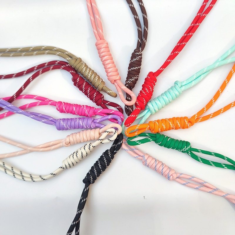 Colorful Ins Trendy Rope Miu Series Nylon Rope Pendant Colorful Knotted Nylon Rope Trendy Fashion Wholesale in Stock