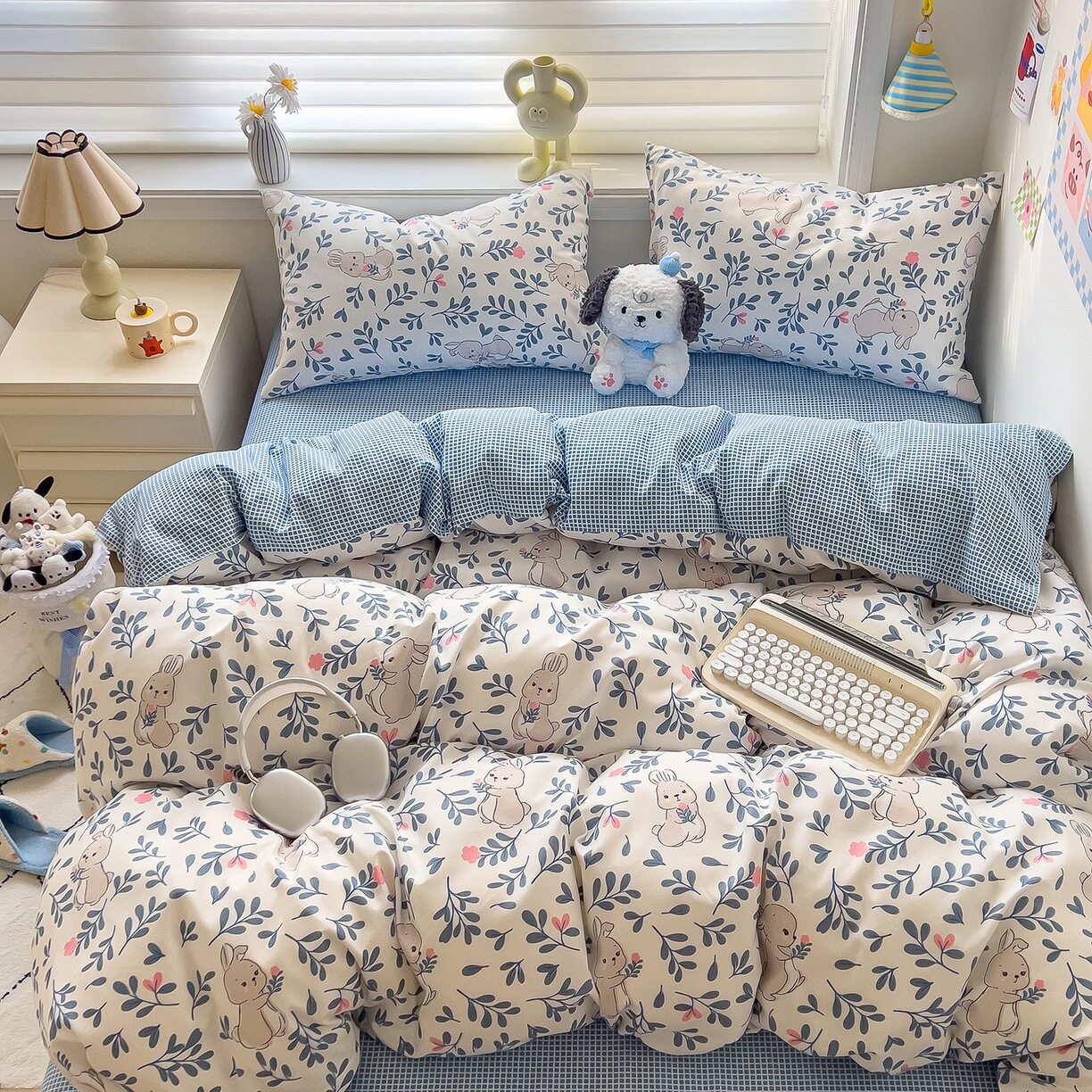 花のウサギ【ボールが起きない-色が落ちない】