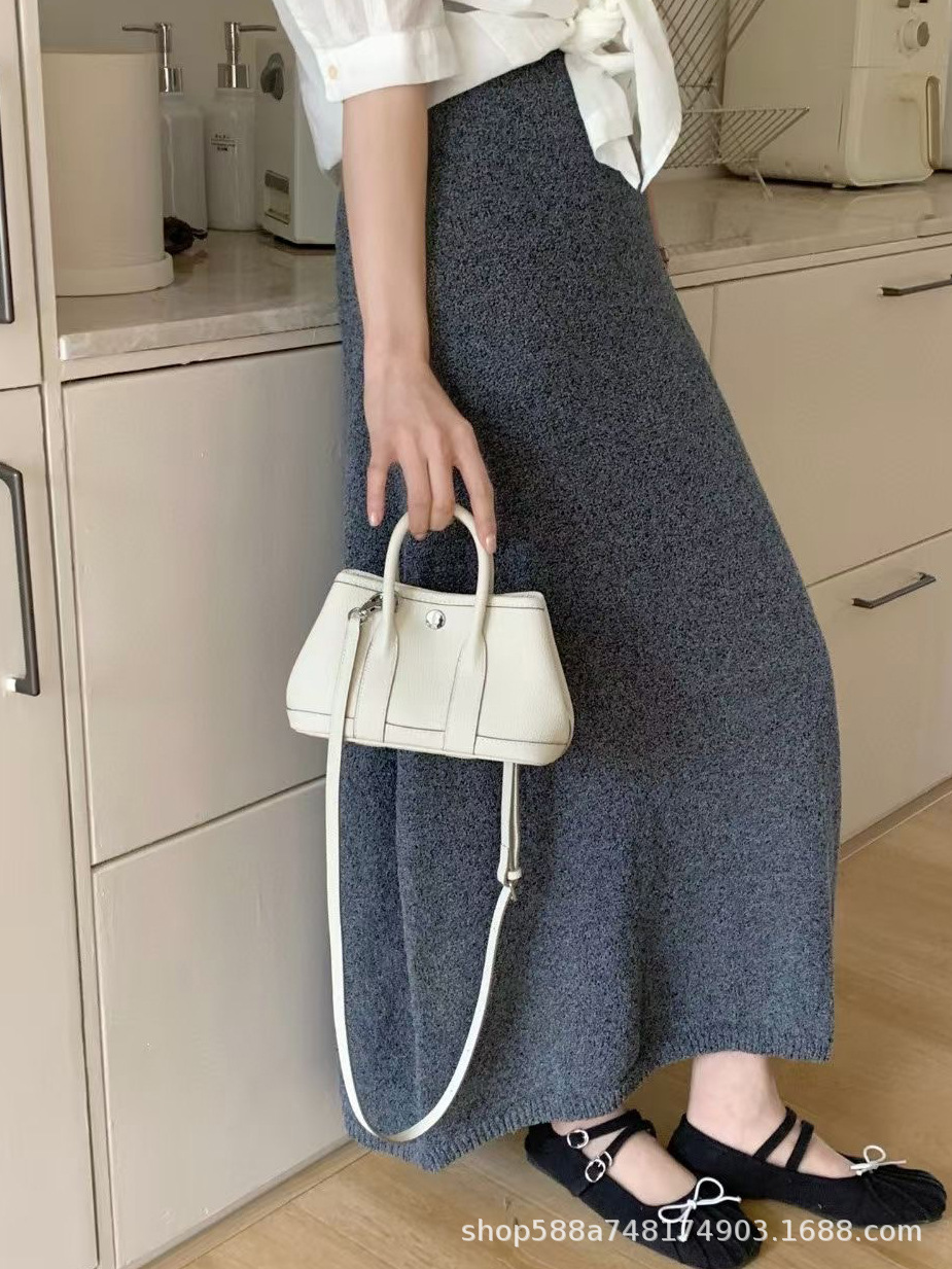 ミルクセーキ ホワイト + ロングショルダーストラップ 第一層牛革