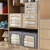 Cotton and Linen Window Opening Steel Frame Box Window Storage Box Fabric Household Foldable Clothes and Pants Finishing Baines Box