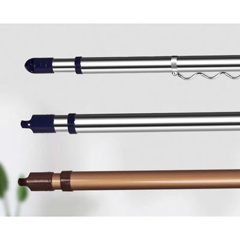 Stainless Steel Clothes Drying Rod Single Rod Indoor and Outdoor Top-Mounted Outdoor Clothes Drying Rod Telescopic Rod Household Balcony Outdoor Clothes Drying Rod