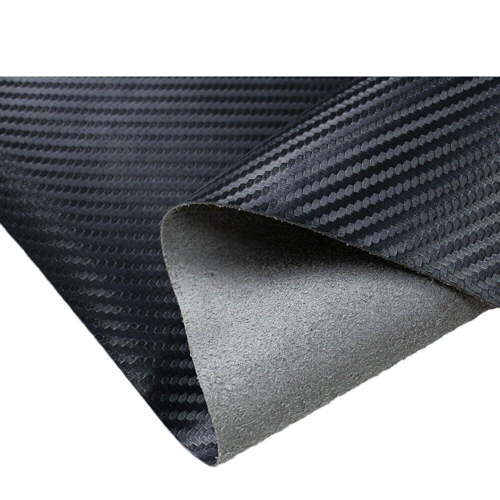 Car Seat Special Carbon Fiber Microfiber Leather 0.7mm Artificial Leather Luggage Seat Packaging Interior Decorative Leather