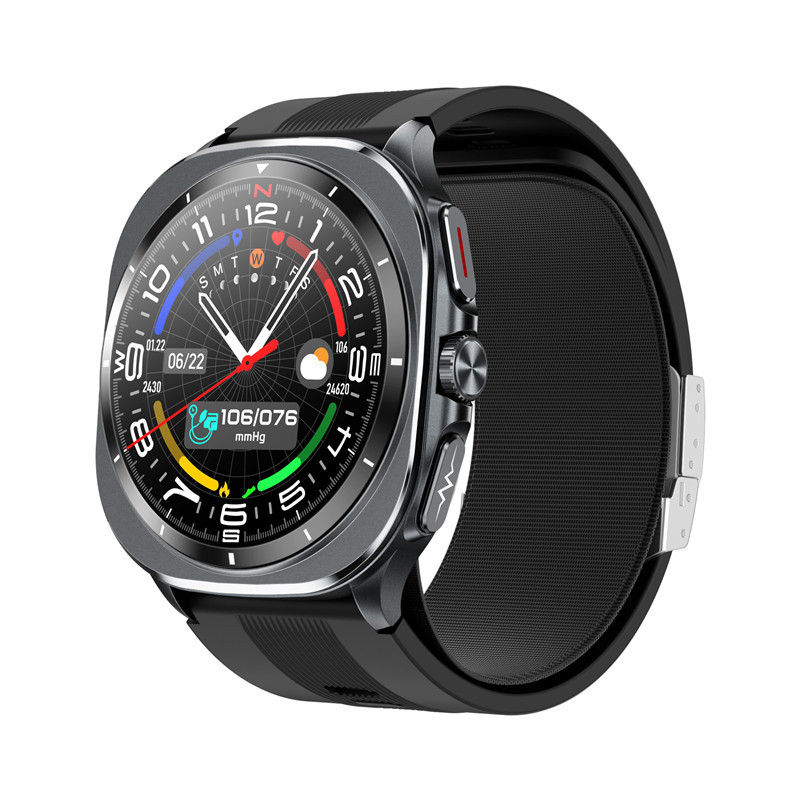 Cross-border TK65 smart watch air pump ECG blood pressure health sports watch Bluetooth call NFC voice broadcast