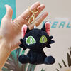 Creative plush bell Bud travel doll pendant keychain left minister Cat schoolbag hanging plush toy doll