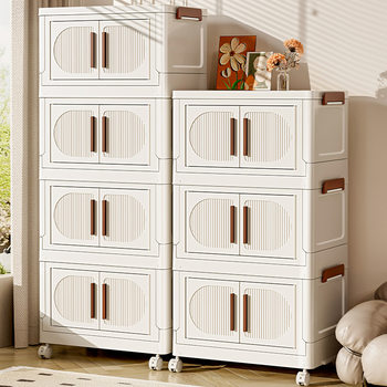 Storage cabinet clothes storage box household folding organizing box multi-layer storage cabinet super large capacity quilt storage rack