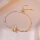 Ожерелье женская сеть знаменитостей в том же стиле, трансграничный цветок подсолнуха, циркон, вращающийся набор из трех частей, украшение из титановой стали, ожерелье mini 52