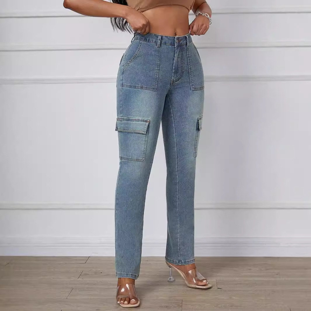 High Stretch Skinny Jeans Slim Fit Casual Style Versatile for Everyday Wear Wholesale Available