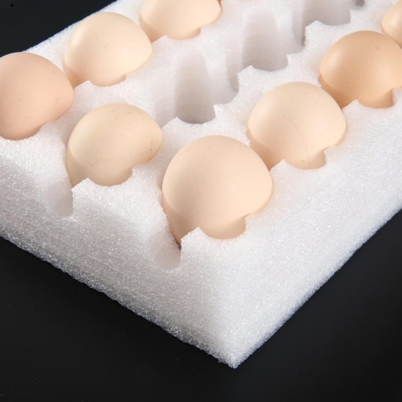 Jiangmen Epe Pearl Cotton Egg Tray Duck Egg Tray Express Packaging Fruit Protective Lining Can Be Ordered Pearl Cotton Sheet