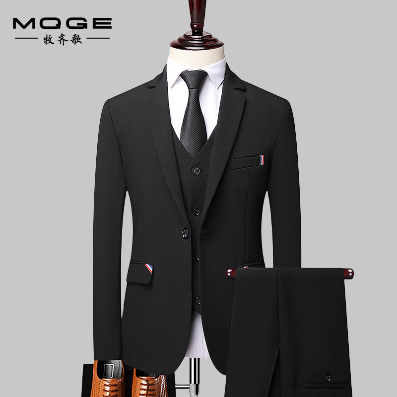 Đồ Bộ Nam Dáng Ôm Cả Bộ 3 Món Hàng Mùa Xuân Thu Đông Dùng Trong Lễ Cưới Ngày Cưới