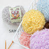 Snowball DIY Hand-Knitted Wool Ball Teddy Yarn Crochet Knitted Doll Plush Toy Bag Material