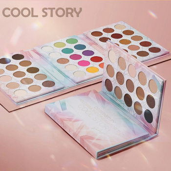 Cool story folding 45 color eye shadow beads matte flash color earth color eyes face stage makeup comprehensive plate