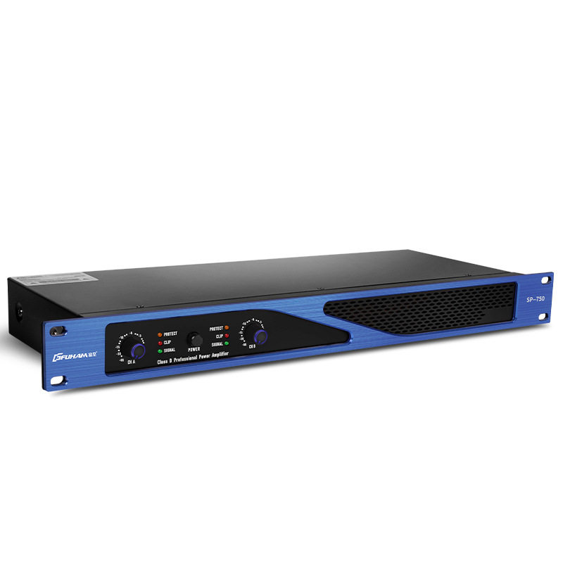 Cross-border digital power amplifier professional post-stage high-power bass two-channel family ktv stage factory outlet