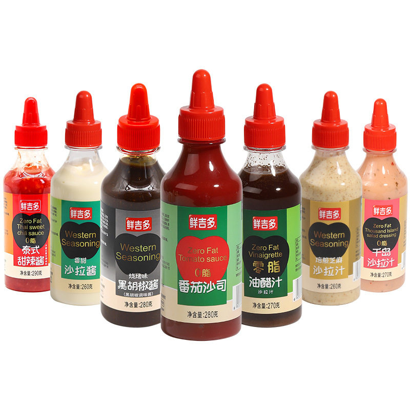 Fresh jiduo 0 Fat Tomato sauce vegetable fruit tomato salad sauce light food sauce fitness Western seasoning sauce combination