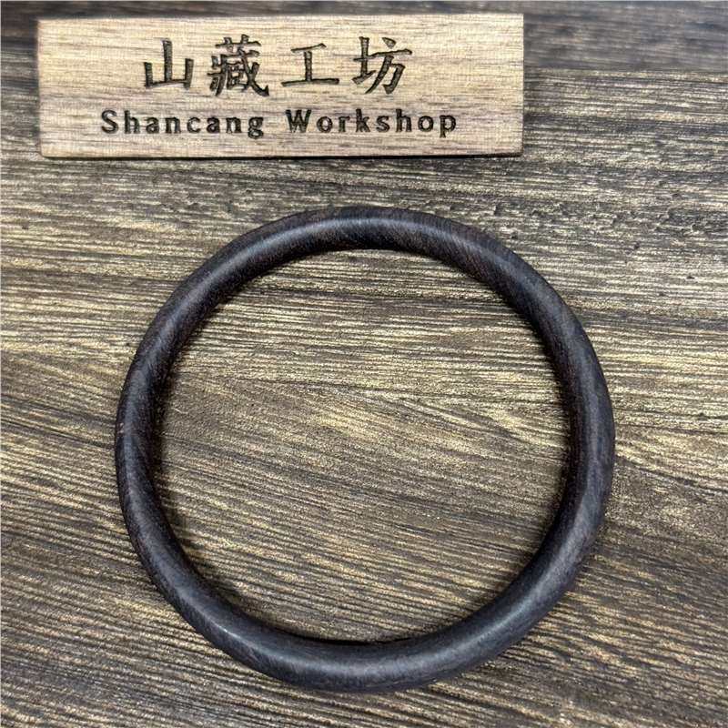 Lacquer-free wax-free lacquer square bracelet wooden thin bracelet female purple sandalwood wood jewelry high-grade retro factory direct sales