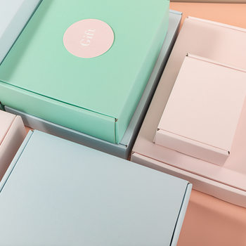 Colorful Airplane Boxes Wholesale, Express Delivery Paper Boxes for Clothing, Corrugated Color Boxes in Stock, Cosmetic Packaging Boxes