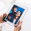 High-End Glass Photo Frame Display Stand 6 Inches 7inch 8inch A4 Couple Wedding Photo Transparent Crystal Photo Frame Empty Frame Wholesale
