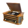 Retro Multifunctional Vinyl Record Player Wooden CD Player Bluetooth Retro FM Radio Integrated Tape Player Ornaments