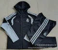 2627 long zip-up hoodie - royal m black