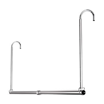Retractable Clothes Drying Rack for Home Balcony, Adjustable Clothes Rod, Stainless Steel Hanging Rack, No-Drill Quilt Drying Tool