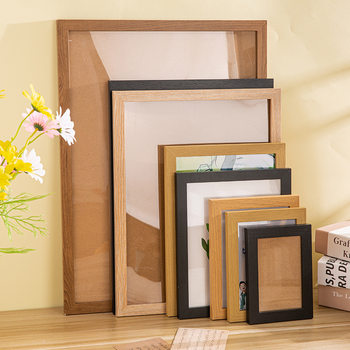 Manufacturer Wholesale Wooden Picture Frames Puzzle Frames Framing Picture Frames Wall Hanging 4K A3 6inch Empty Frames Custom Size Ornaments