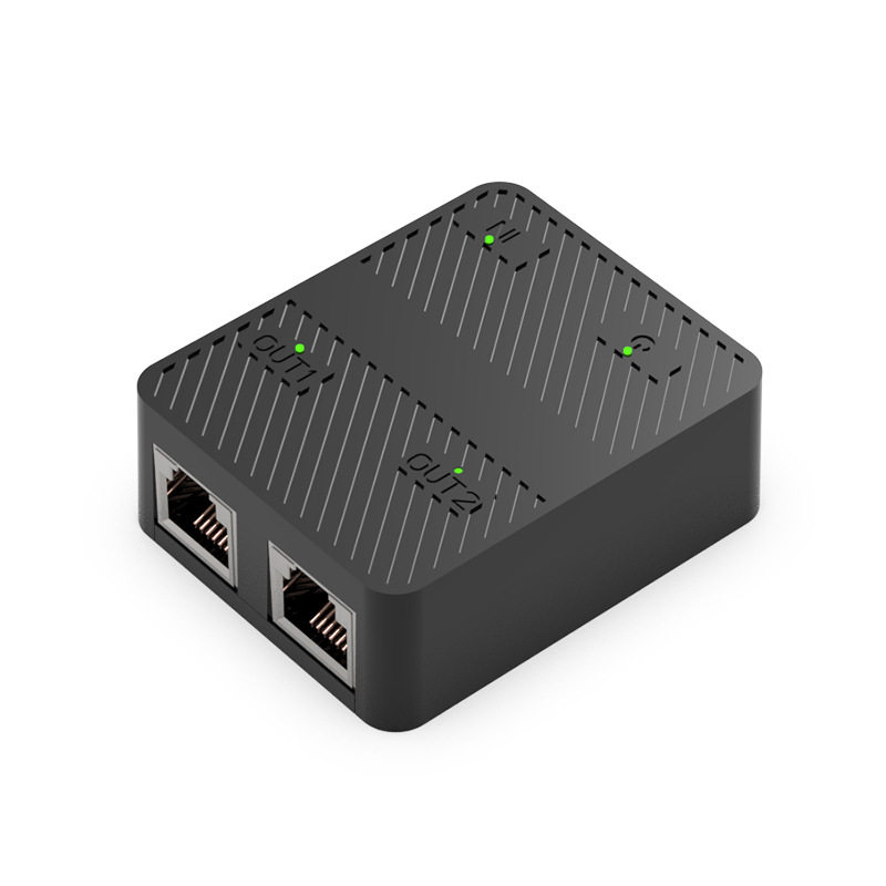 Computer Broadband Network Cable Splitter Gigabit Network One-To-Two Notebook Router Monitoring One-To-Two Switch