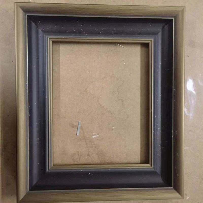 Small picture frame 10*10 oil painting frame residual material leak-picking outer frame decoration wall-mounted retro any size fixed factory small frame