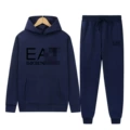 Navy blue + black label