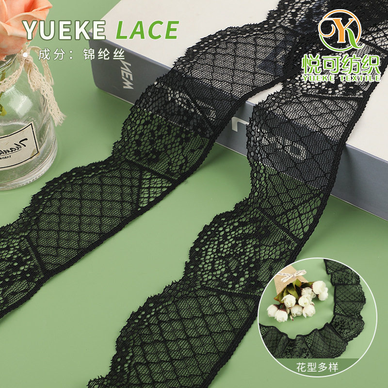 Black Lace Stretch Lace Lace Lace Underwear Clothing Lace Accessories in stock