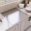 Stainless Steel Panel Cutting Board and Dough Rolling Panel Household Kitchen Cutting Board Fruit Chopping Board Antibacterial Thick Chopping Board