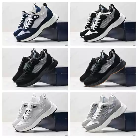 Breathable B25 Sports Couple Sneakers from Foreign Trade Brand D, Fashionable Height-Increasing Casual Trendy Shoes for Men and Women, Dad Sneakers