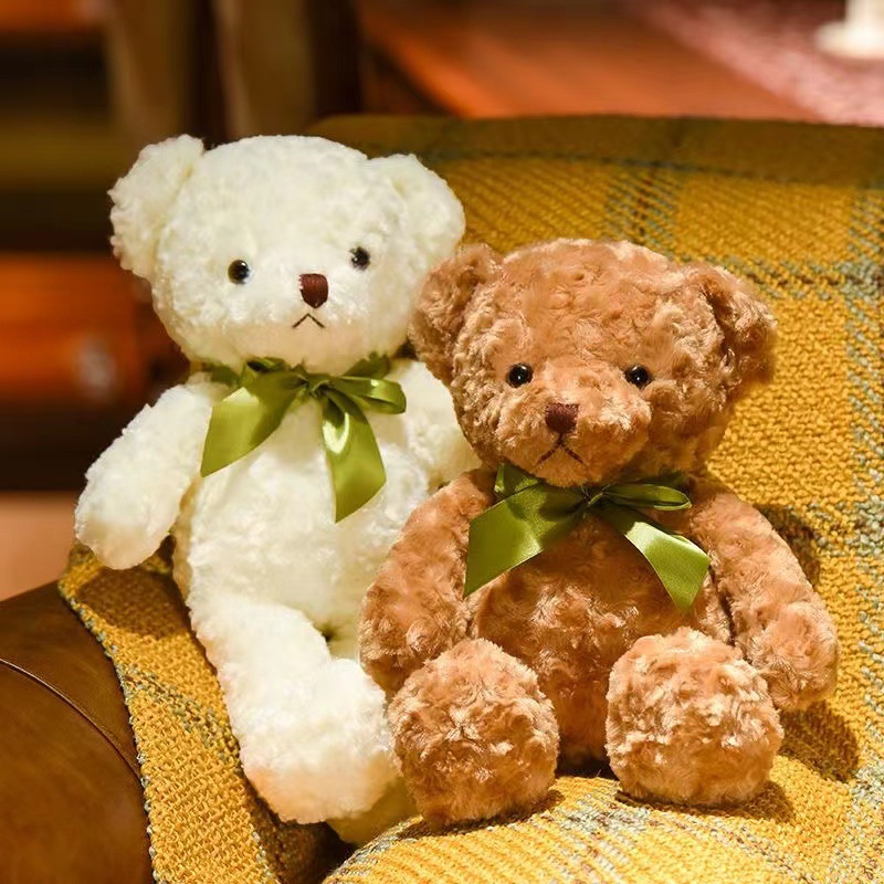 New Cute Sweater Teddy Bear Doll Sweater Little Bear Plush Toy Grasping Machine Doll Gift Doll for Girls