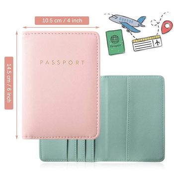 Lightweight and Portable Passport Holder Built-In Multi-Card Slots Easy to Store Passport Visa Ticket Travel Essential Portable