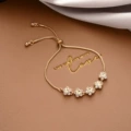 2066# zircon snowflake bracelet
