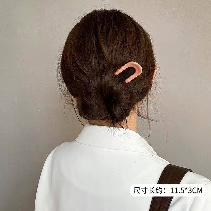 Plate Hairpin Fashion Back Head Ball Head Plate Hair Artifact Hairpin Women's Fashion All-match Summer Hairpin Headdress Hair Plug