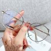 Kitten ear retro cute glasses frame female student ultra-light myopia degree blue light anti-fatigue plain face slimming