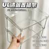 Desktop Storage Rack Transparent Stackable Foldable Dormitory Simple Multi-Functional Stationery Cosmetics Multi-Layer Storage Rack