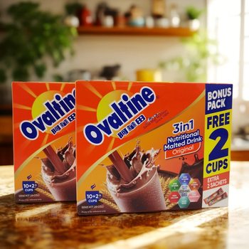 Wholesale Supply of Snack Food Ovqlfine Ovaltine Three-In-One Chocolate Malt Drink 360g*16 Boxes
