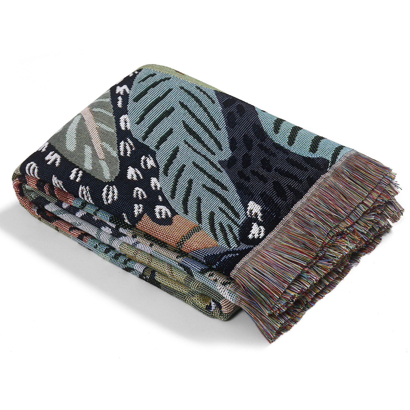 Outdoor camping blanket picnic blanket Ins-style multi-functional line blanket Bohemian blanket nap blanket sofa blanket cover blanket