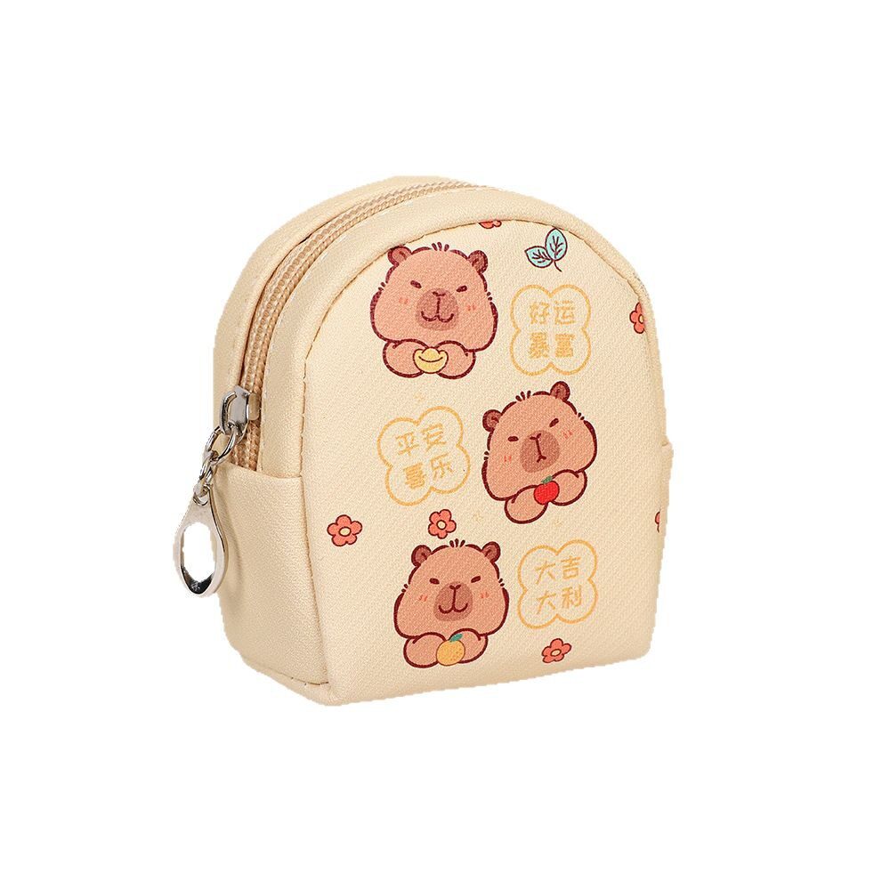 New Kapibala Coin Purse Creative Portable Mini Pendant Small School Bag Small Purse Key Headphone Storage Bag