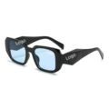 black frame ocean blue
