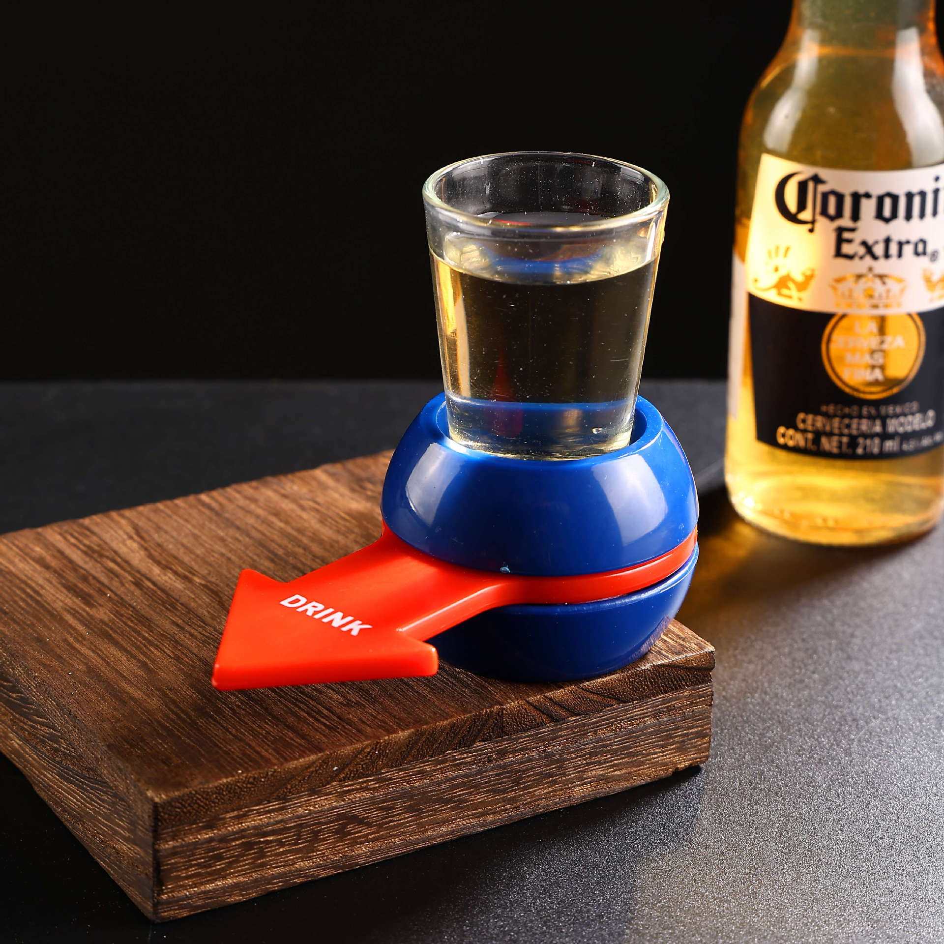 酒令罚酒转盘玩具俄罗斯轮盘朋友喝酒助兴游戏道具酒吧气氛用品