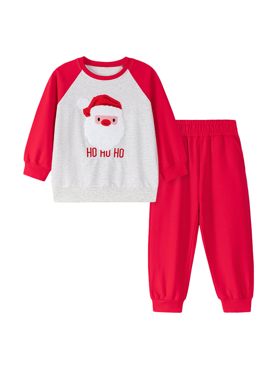 Vente en gros ensemble enfant Noël, ensemble garçon fête style, tenue enfant automne