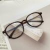 Xiaohongshu Same Style Glasses Frame Ultra-Light Puff Frame for Women Can Be Equipped with Myopia Frame Danyang Glasses Wholesale 1863