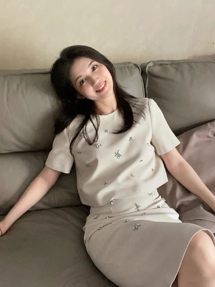 Chân váy xếp ly nữ xòe phong cách Chanel, chất liệu polyester cao cấp chi tiết 5