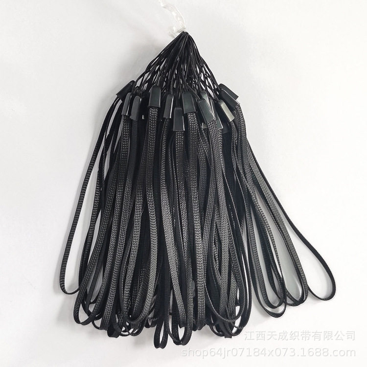 Manufacturers sell in stock short nylon mobile phone lanyard pine rope a large number of in stock supply rapid delivery