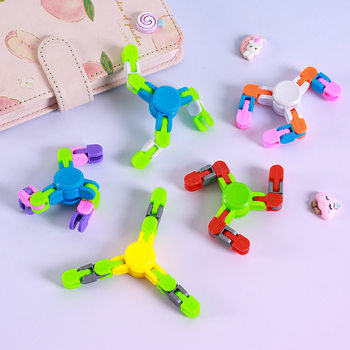 Variety of Fingertip Gyro, Decompression Chain Gyro, Family Game, Four-Section Bicycle Chain Gyro, Decompression Play