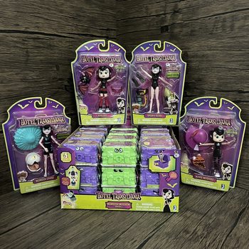 Elf Hotel 3 Keys Open Treasure Box Mavis Dracula Handmade Doll Series Surprise Blind Box Toy