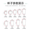 Disposable Coffee Paper Cups, Customized Coffee Paper Cups with Lids, Commercial Thickened Double-Layer Hot Drink Takeaway Food-Grade Paper Cups